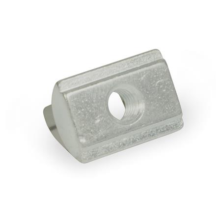 Otto Ganter T Nut Accessory for Profile System with Spring Steel Sheet, GN 506.2